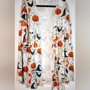 Plus Size Halloween Cardigan